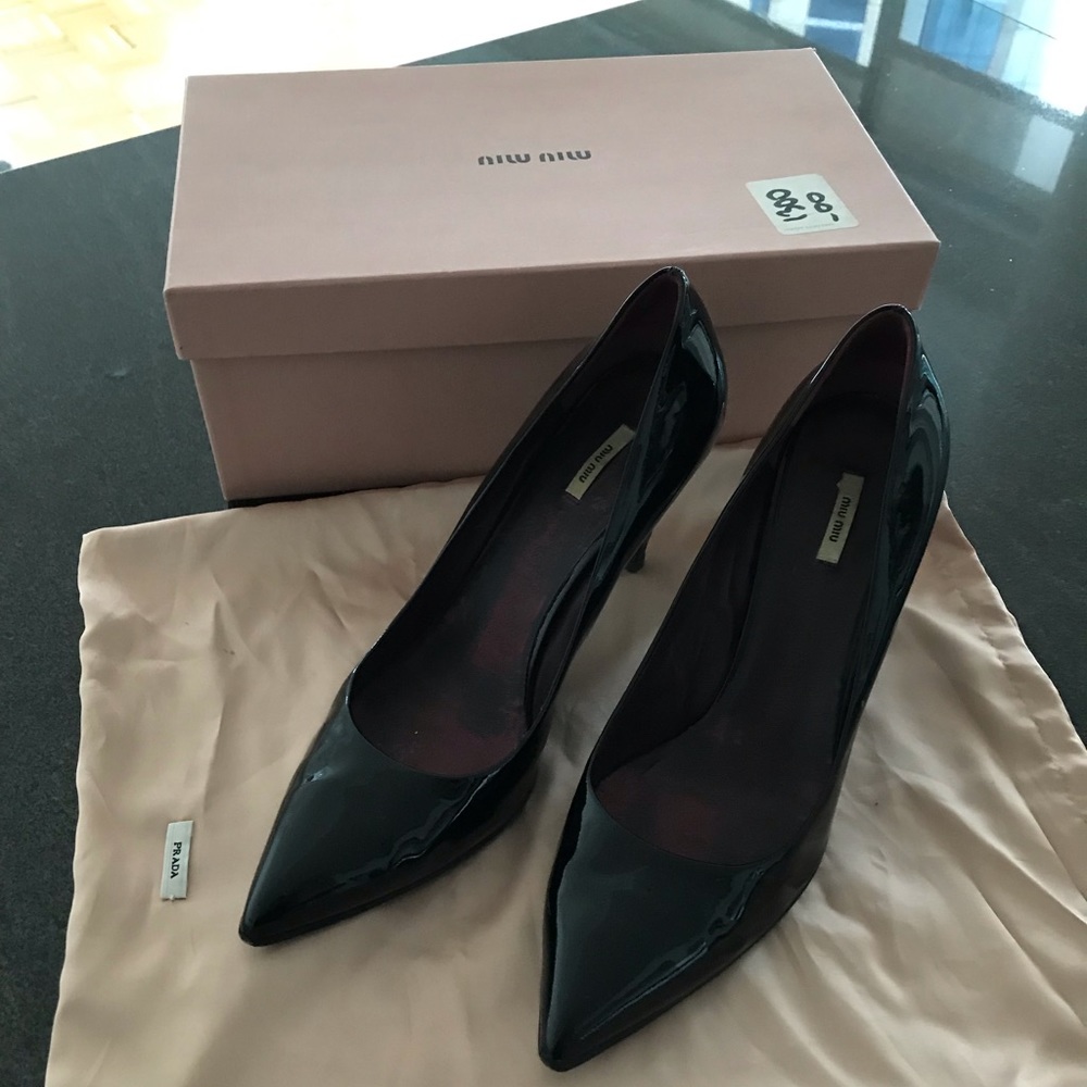 Miu Miu patent heel